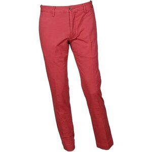 Polo Ralph Lauren Men’s Classic Fit Straight leg Chino Jeans (Red, 33Wx32L) NEW